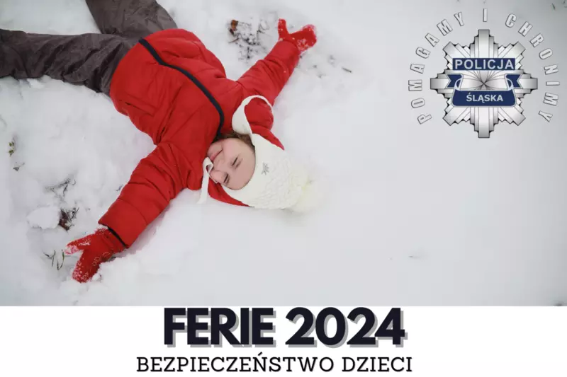 Ruszają ferie zimowe województwie śląskim. Policjanci przypominają zasady bezpieczeństwa