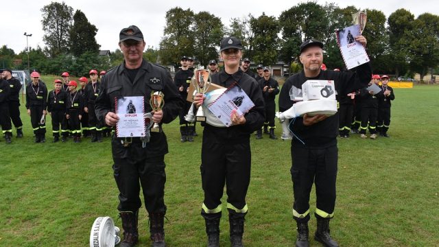 Powiatowe Zawody Sportowo-Pożarnicze w Mikołowie – kto zdobył złoto? [FOTO]