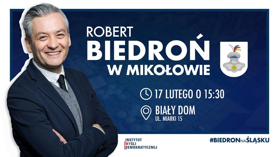 Robert Biedroń w Mikołowie