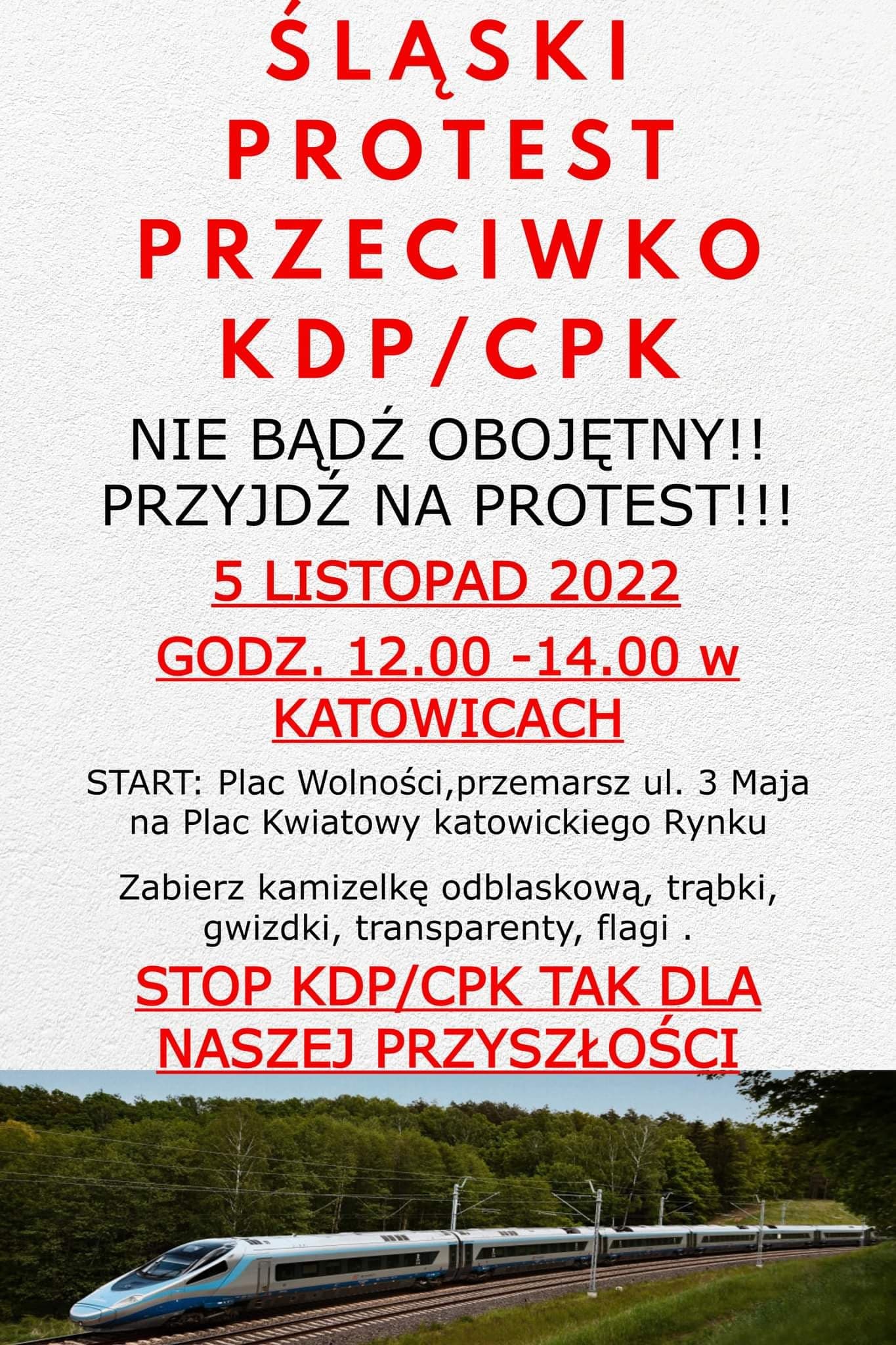 cpk protest plakat