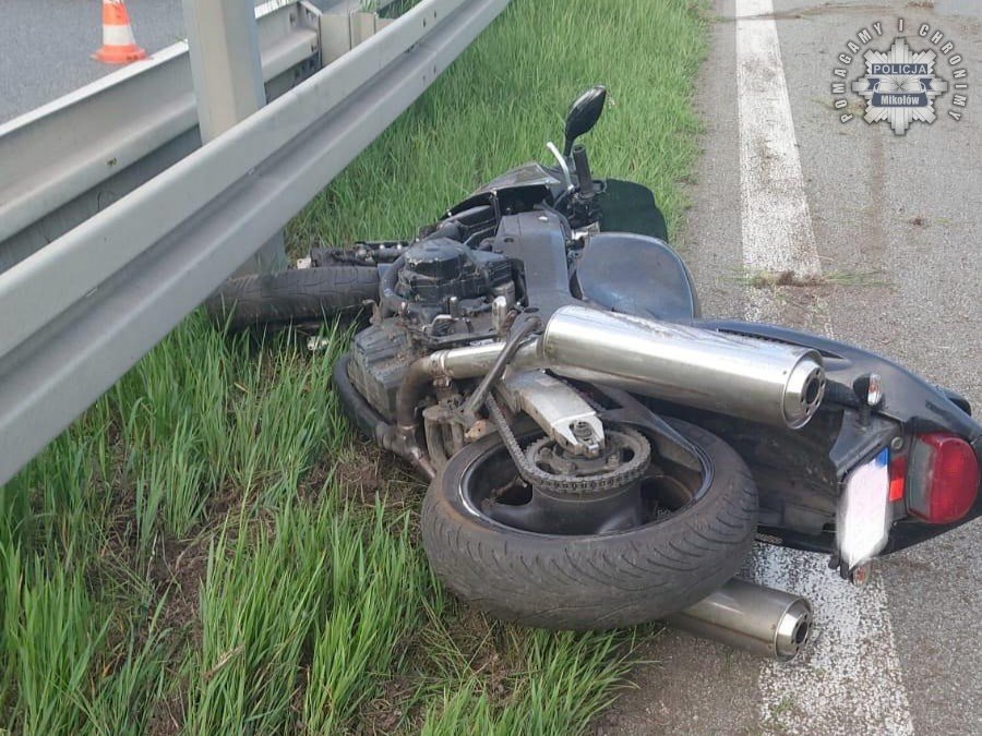 Tragiczny wypadek na DK-81 w Mikołowie – motocyklista zginął na miejscu!