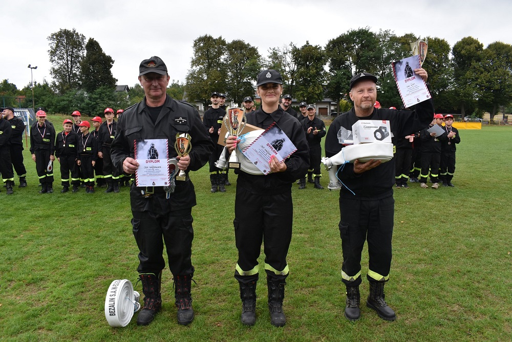 Powiatowe Zawody Sportowo-Pożarnicze w Mikołowie – kto zdobył złoto? [FOTO]