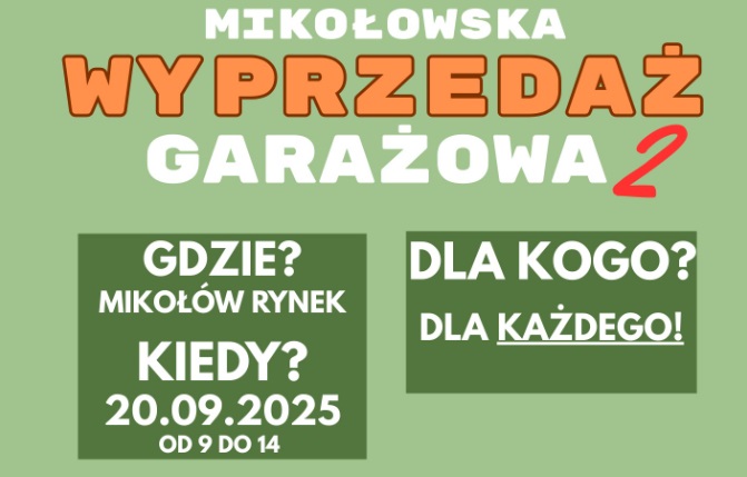 Mikołowska Wyprzedaż Garażowa powraca na rynek