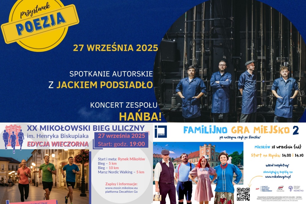 Mikołowskie wydarzenia weekendowe – co się dzieje 25-28 września 2025?