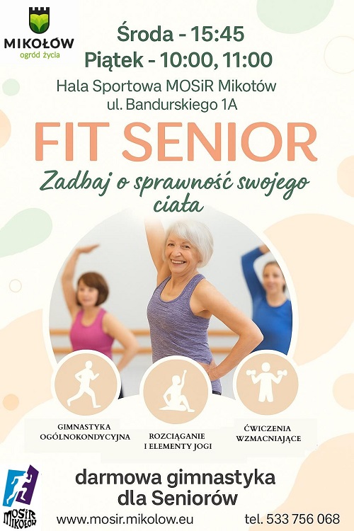 Bezpatne treningi dla seniorw