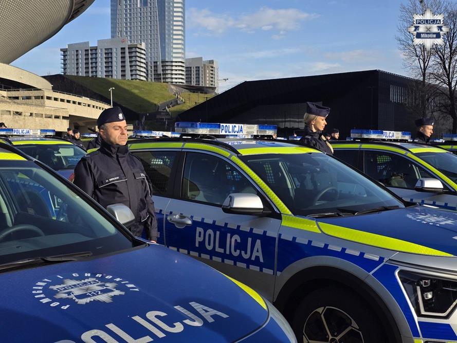 Nowy hybrydowy radiowóz Kia Niro wzmocnił mikołowską Policję - fotoreportaż