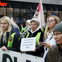 Protest przeciw CPK/KDP