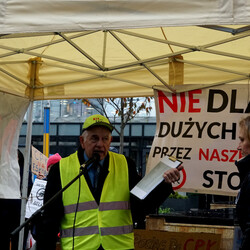 Protest przeciw CPK/KDP