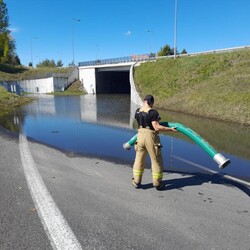 Deszczowy paraliż w powiecie mikołowskim