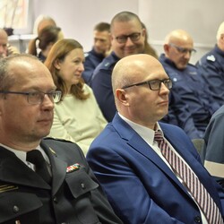 Odprawa roczna mikołowskiej Policji