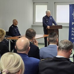 Odprawa roczna mikołowskiej Policji