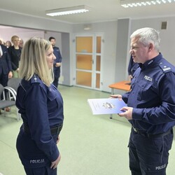 Odprawa roczna mikołowskiej Policji