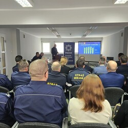 Odprawa roczna mikołowskiej Policji