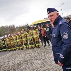 Ćwiczenia służb w Łaziskach Górnych