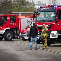Ćwiczenia służb w Łaziskach Górnych