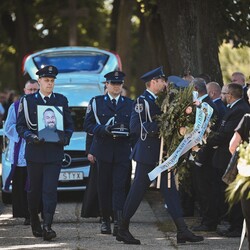 Ostatnie pożegnanie podkom. Dariusza Stypuły