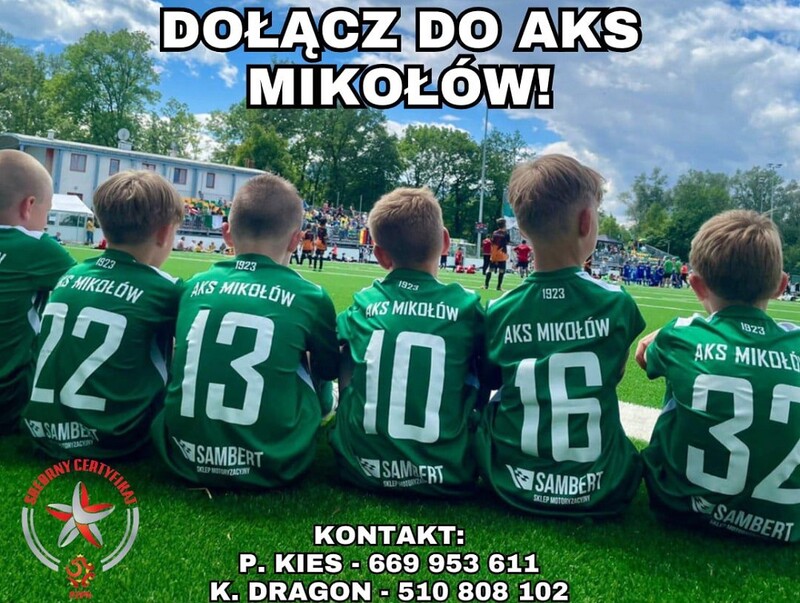 AKS Mikołów szuka młodych piłkarzy – test mecz dla roczników 2009 i 2010