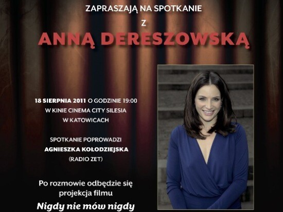 Anna Dereszowska w Cinema City!