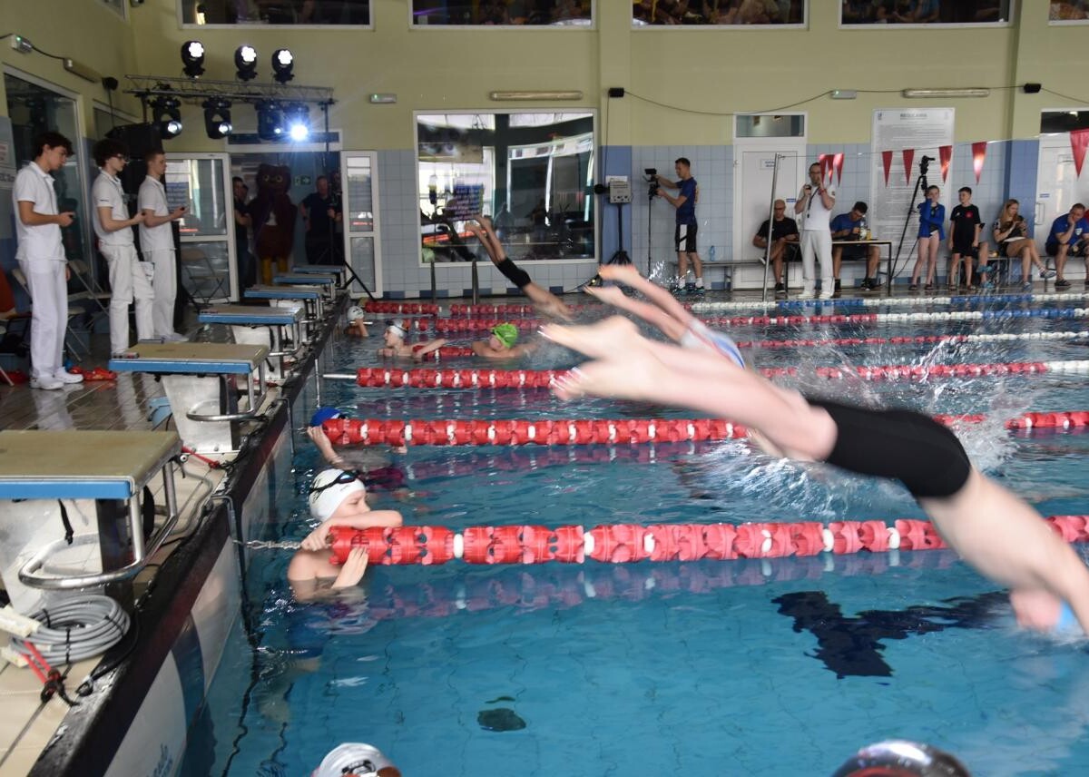 W IV edycji Aqua Team Swim Cup w Mikołowie wystartowało prawie 300 zawodników / fot. ZST Mikołów
