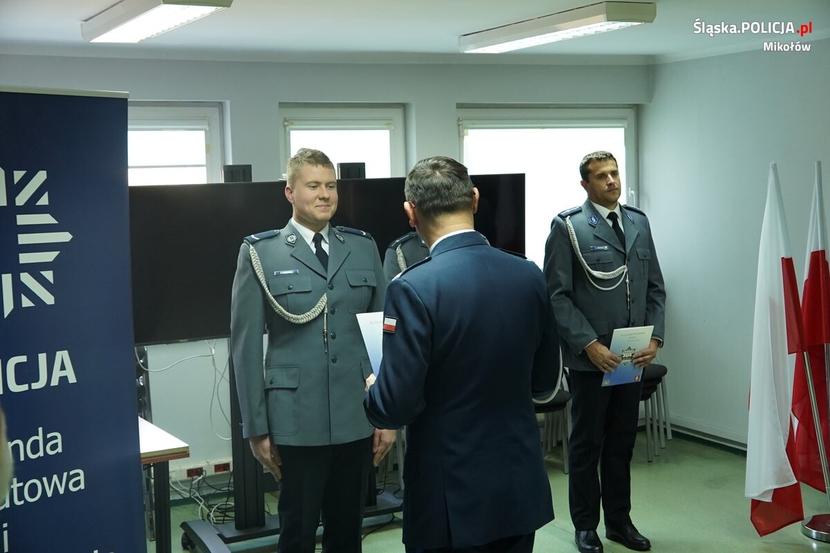 W Komendzie Powiatowej Policji w Mikołowie świętowano nie tylko Dzień Niepodległości / fot. KPP Mikołów