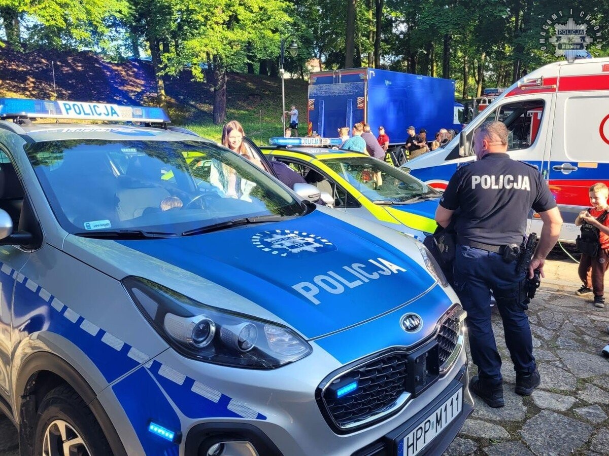 Sierżant Hektor i policjanci z Mikołowa świętowali Dzień Dziecka z najmłodszymi / fot. KPP Mikołów