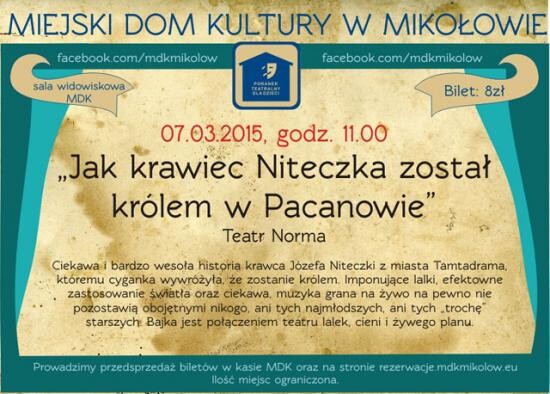 "Jak krawiec Niteczka został królem w Pacanowie"