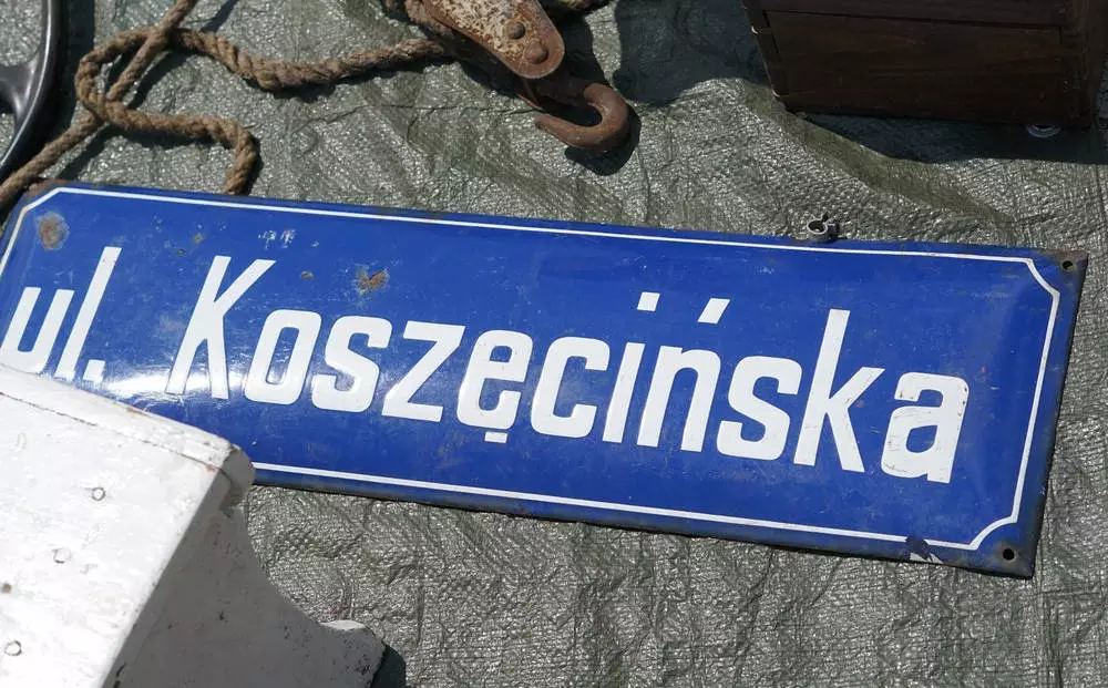 Jarmark Staroci Mikołów: tabliczka z nazwą ulicy to nietypowy eksponat