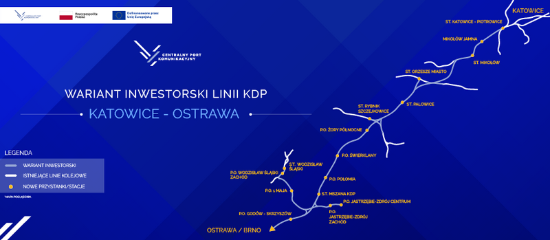 Linia CPK przez Mikołów pójdzie tak, jak chcieli mieszkańcy