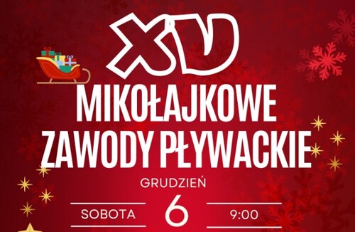 Mikołajkowe Zawody Pływackie w Mikołowie – dołącz do zabawy!