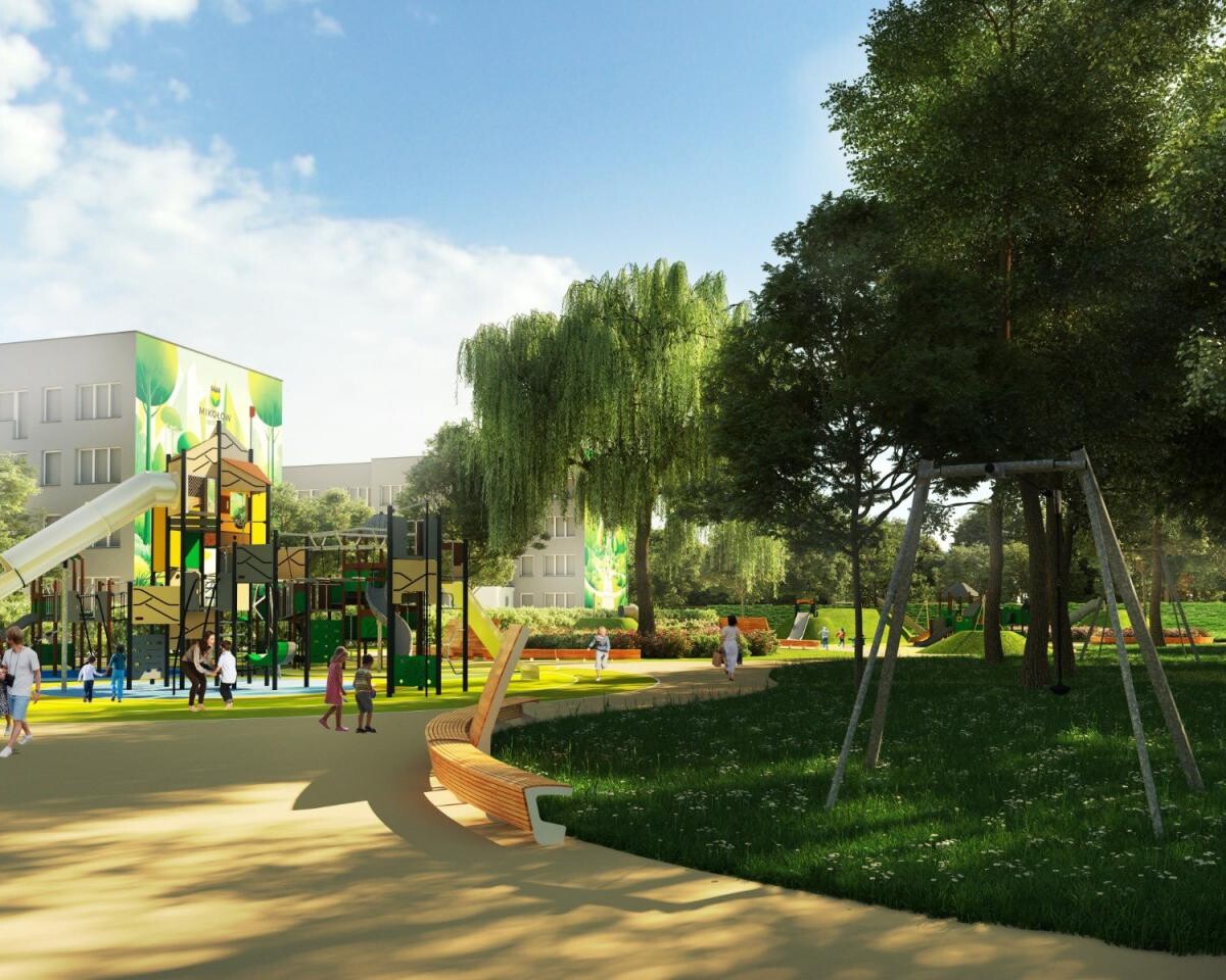 Rusza II etap budowy nowego placu zabaw w Mikołowie / fot. Mateusz Handel FB