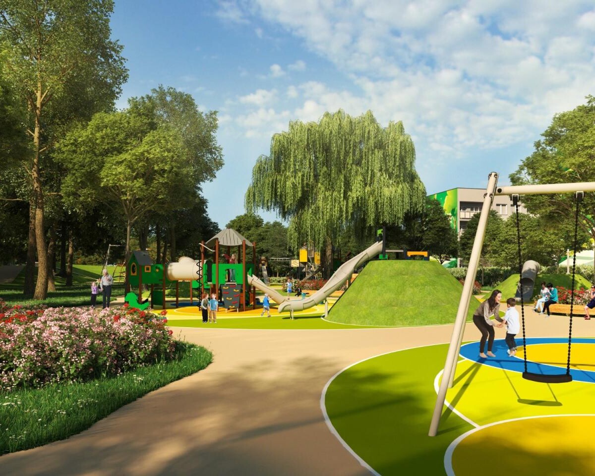 Rusza II etap budowy nowego placu zabaw w Mikołowie / fot. Mateusz Handel FB