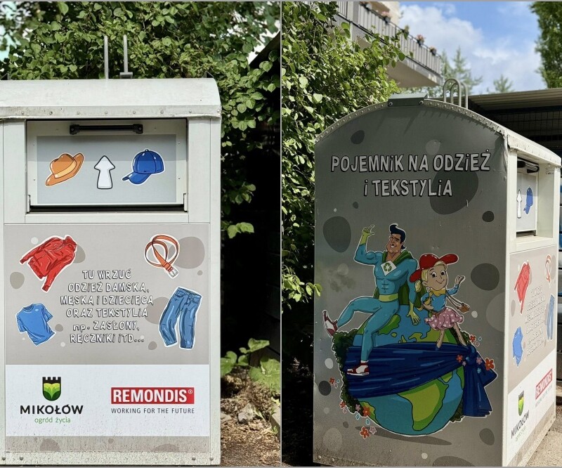 Mikołów stawia na porządek. Nowe kontenery na odzież i tekstylia już dostępne