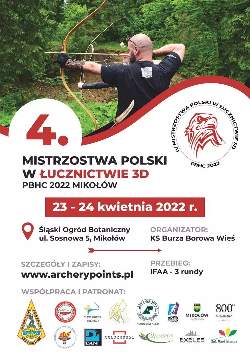 MOSiR Mikołów: IV Mistrzostwa Polski w łucznictwie 3D PBHC 2022 / fot. Pixabay