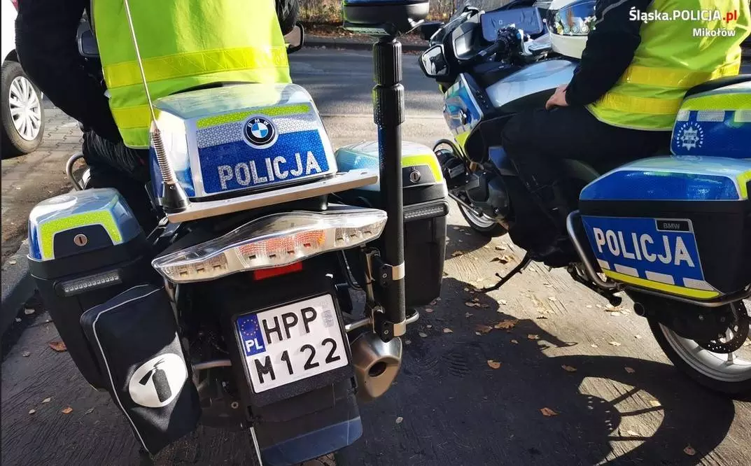 Nowe motocykle dla mikołowskiej drogówki/fot. KPP Mikołów