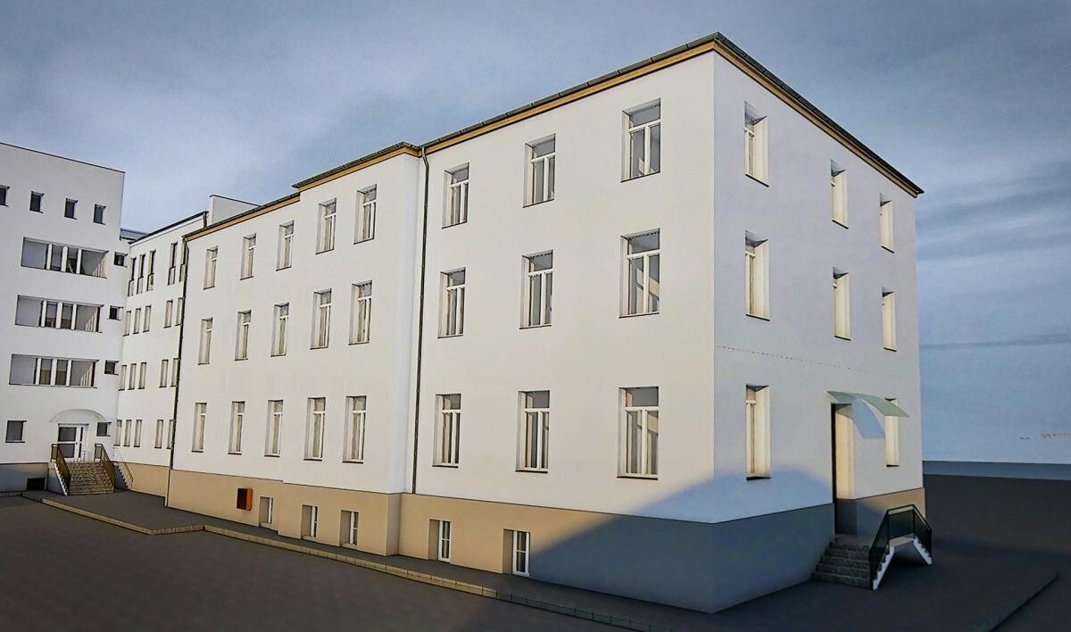 Budynek przy ul. Towarowej w Mikołowie stanie się nową siedzibą instytucji powiatowych. Trwają prace nad projektem przebudowy / fot. Aktualności Powiatu Mikołowskiego FB
