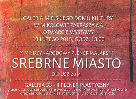 Otwarcie wystawy malarstwa. Olkusz - Srebrne Miasto