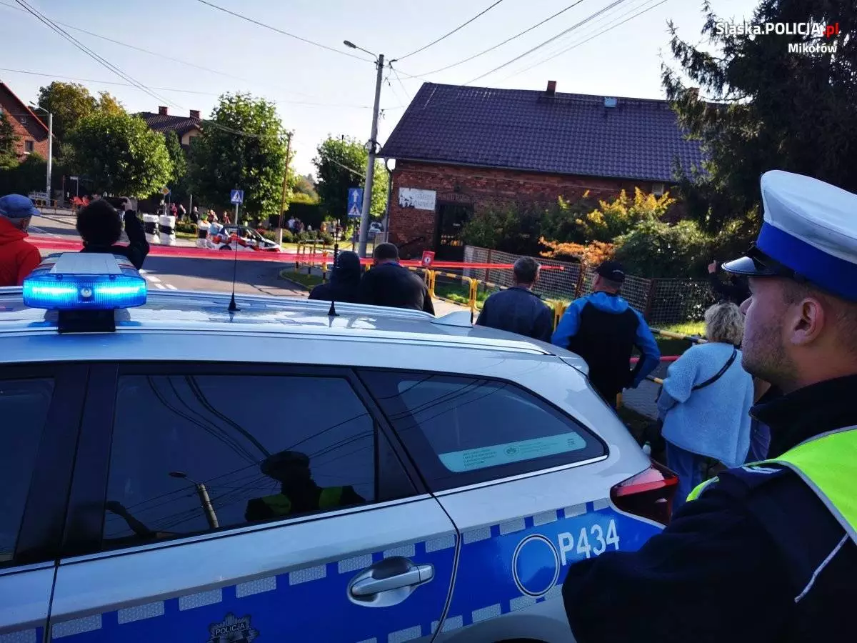 Policjanci zabezpieczali sportowe wydarzenia w powiecie mikołowskim