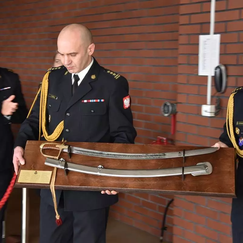 Pożegnanie St. bryg. Damiana Krawczyka ze Strażą Pożarną po 28 latach służby