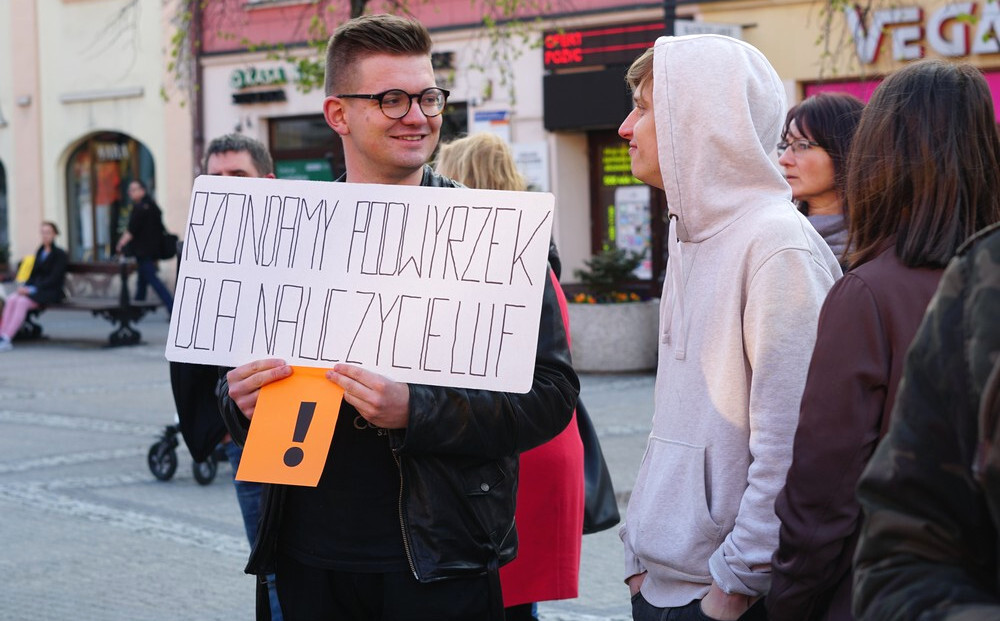 Nauczycieli z Mikołowa wspierali uczniowie