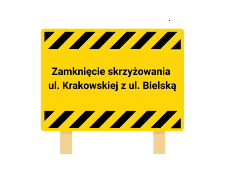 Przebudowa skrzyżowania Krakowskiej i Bielskiej. Utrudnienia w ruchu