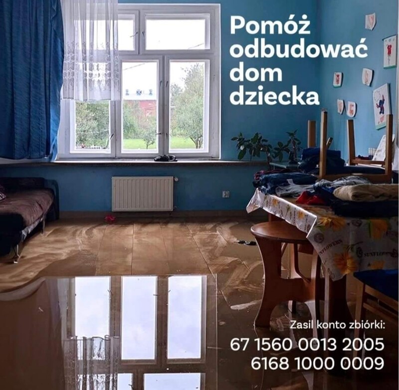 Serce na dłoni dla Kłodzka. Trwa akcja ratunkowa dla zniszczonego Domu Dziecka!