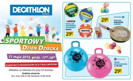 Sportowy Dzień Dziecka z Decathlon Mikołów