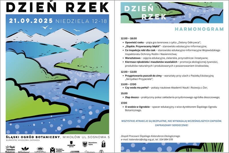 Święto natury i wody – Dzień Rzek w Śląskim Ogrodzie Botanicznym
