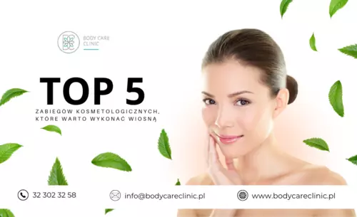 TOP 5 zabiegów kosmetologicznych, które warto wykonać wiosną