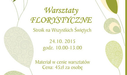 Warsztaty florystyczne - stroik na Wszystkich Świętych