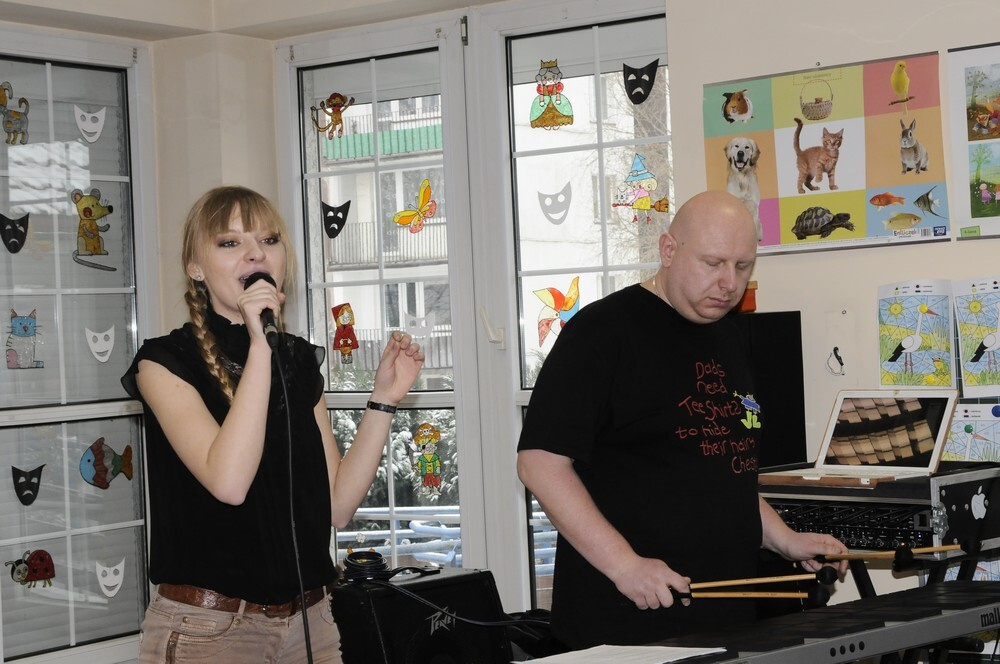 Warsztaty muzyczne w przedszolu "Zaczarowany ogród" z Agnieszką Adamczewską