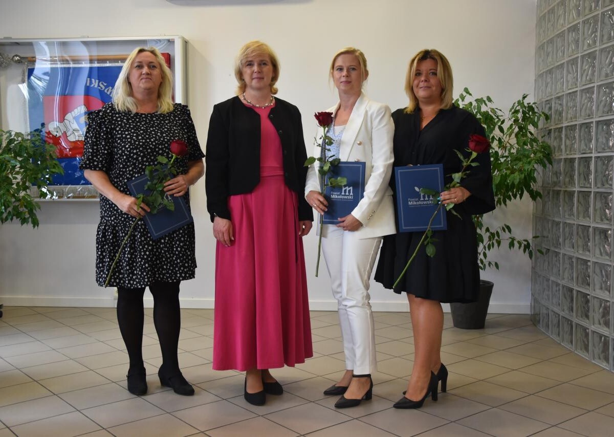 Już 1 września odbyła się uroczystość wręczenia aktów awansu zawodowego / fot. Starostwo Powiatowe w Mikołowie