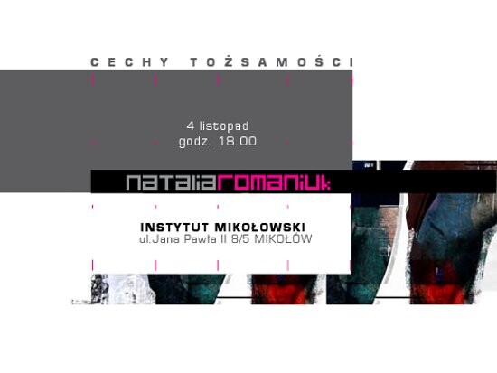 Wystawa grafiki Natalii Romaniuk "Cechy tożsamości"