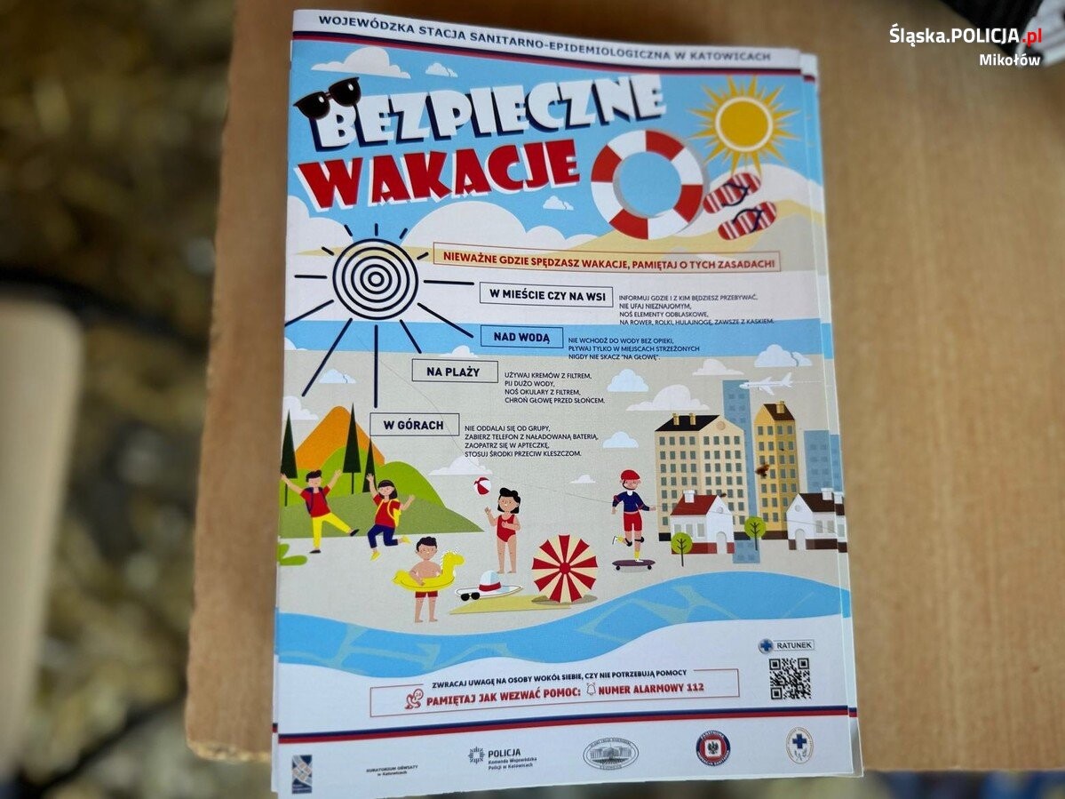 W tym tygodniu odbyła się już kolejna w te wakacje prelekcja, poświęcona bezpieczeństwu dzieci i młodzieży / fot. KPP Mikołów